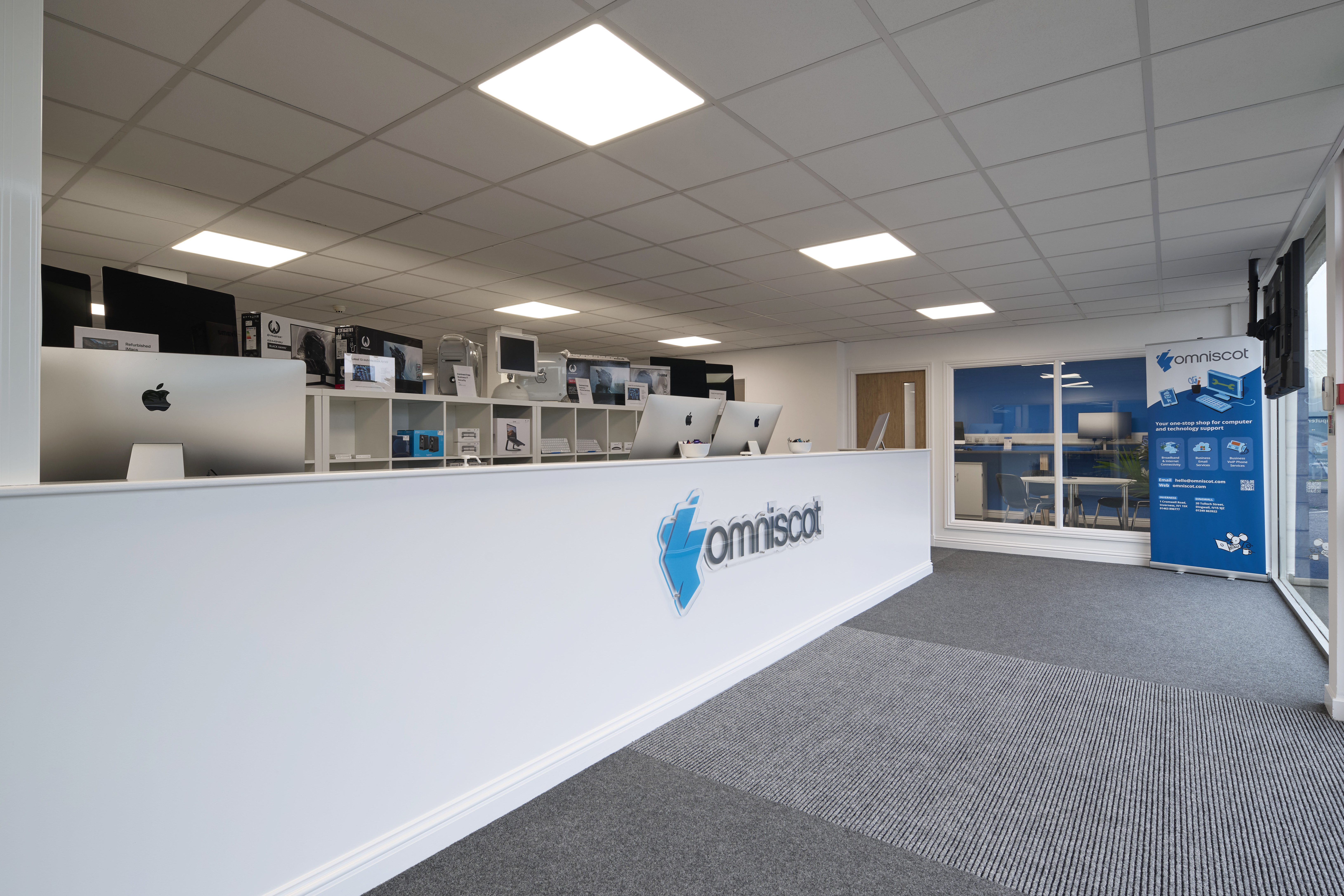 The inside of our Inverness branch