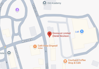 Google Map of Omniscot Dingwall